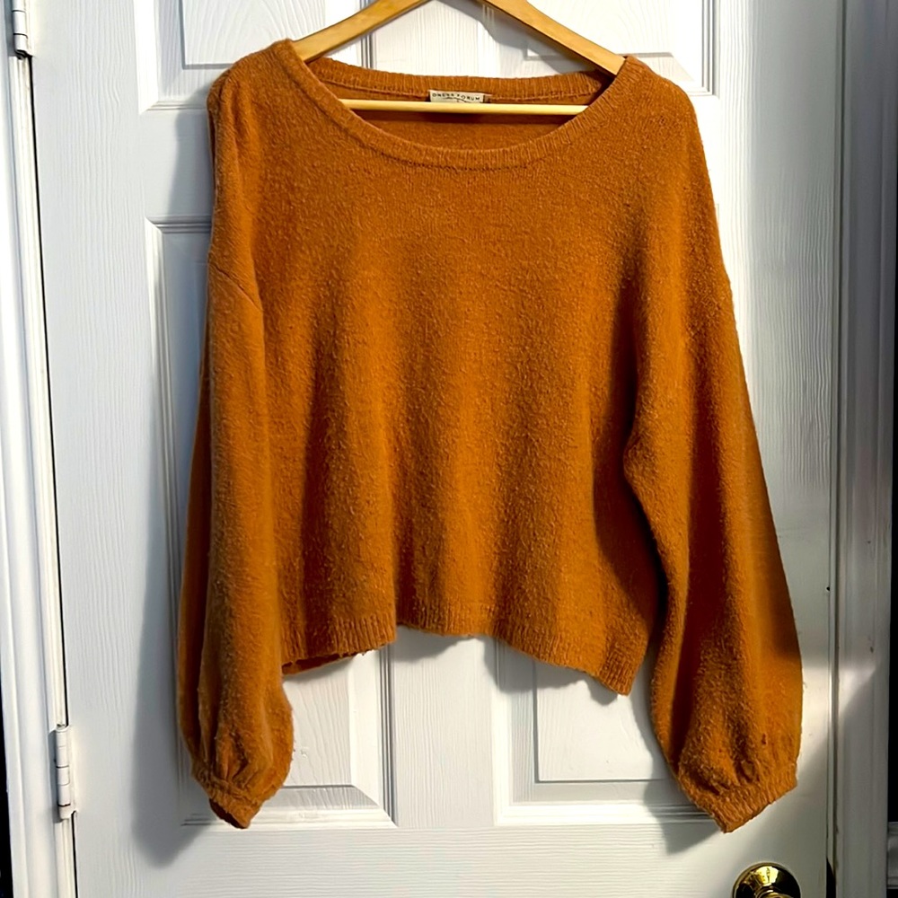 Peach Fuffy Sweater
